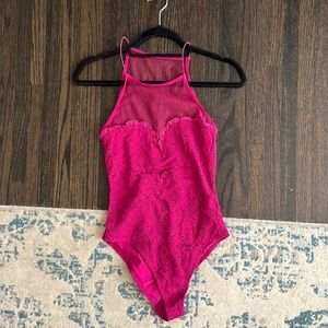 Bordeaux Lace Bodysuit